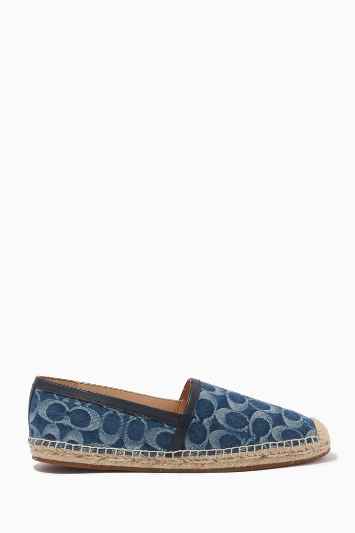 

Collins Espadrilles in Signature Denim, Blue