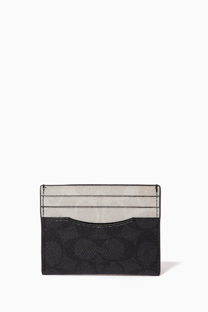 

Card Case in Signature Canvas, Brown