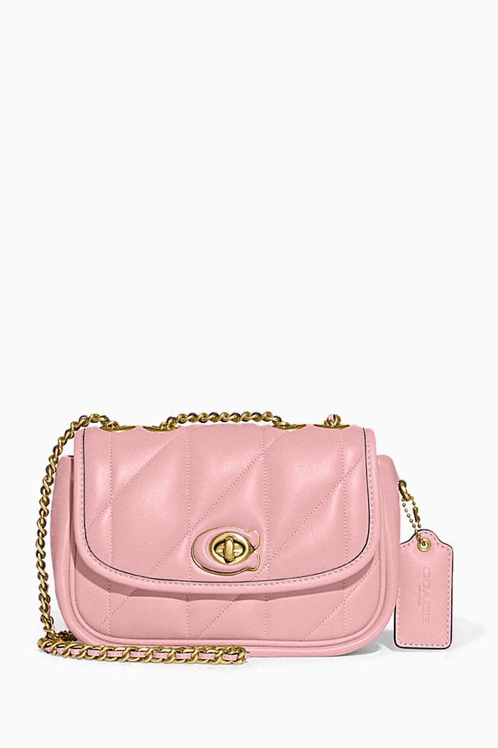 

Pillow Madison Quilted 18 Shoulder Bag in Nappa, Pink