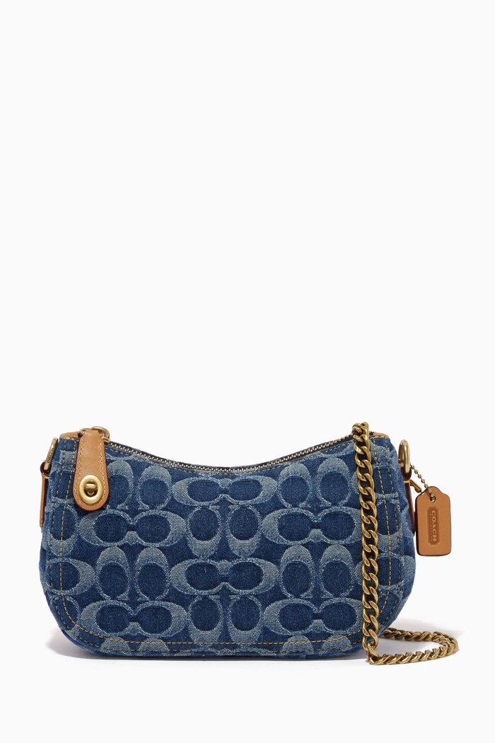

Swinger 20 Bag in Signature Denim, Blue