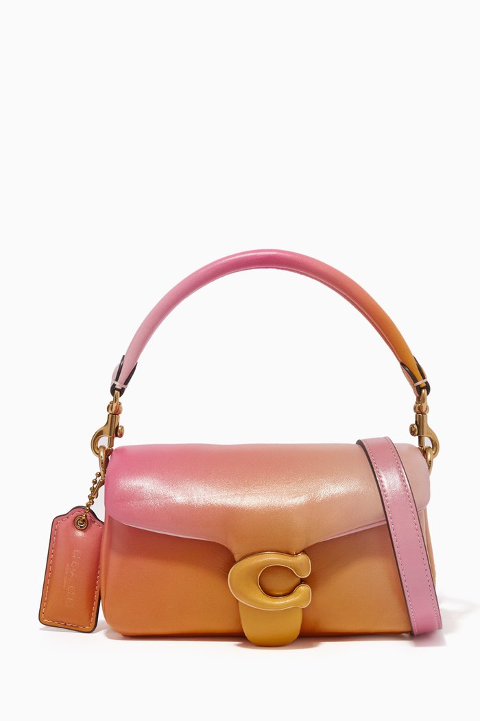 

Pillow Tabby Shoulder Bag 18 in Ombre Nappa Leather, Pink