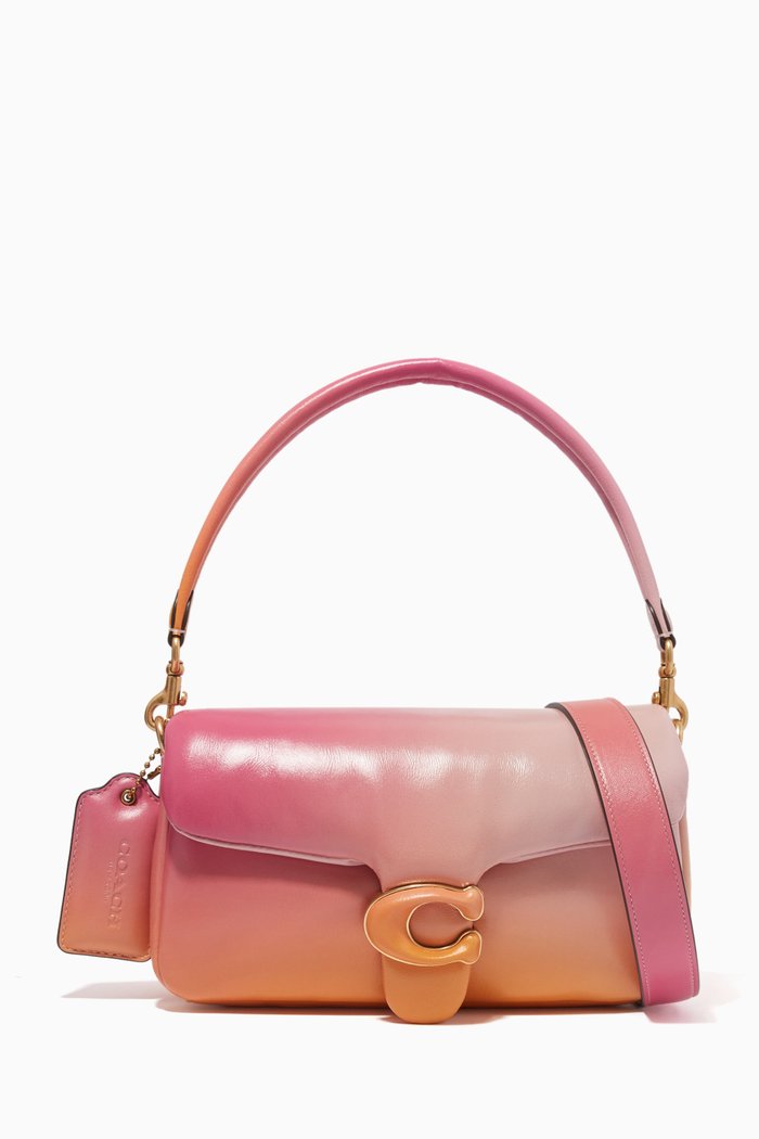 

Pillow Tabby Shoulder Bag 18 in Ombre Nappa Leather, Pink