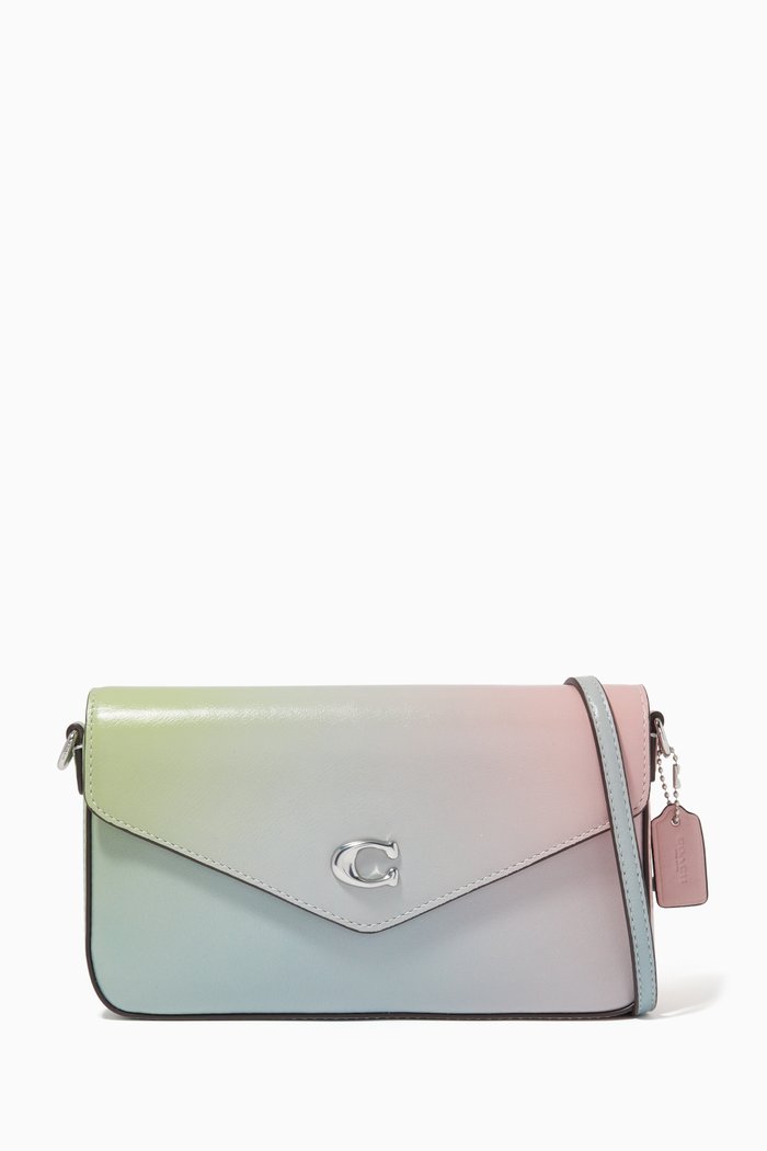 

Wyn Crossbody Bag in Ombre Nappa Leather, Green