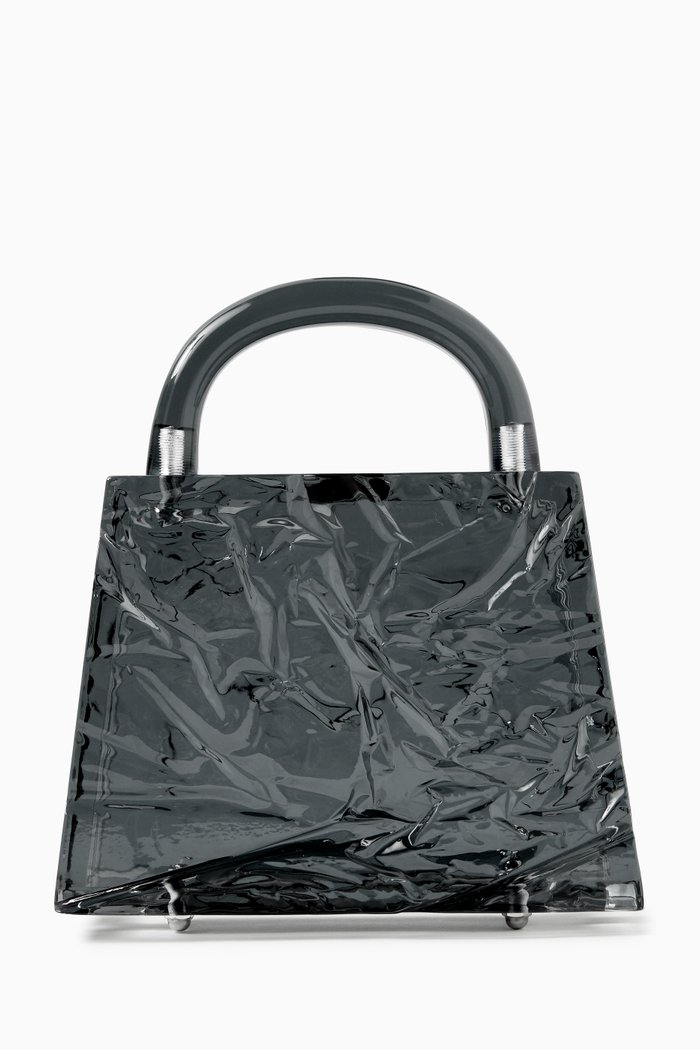 

Eva Crushed Ice Bag, Grey