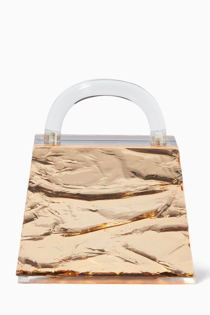 

Eva Crushed Ice Bag, Gold