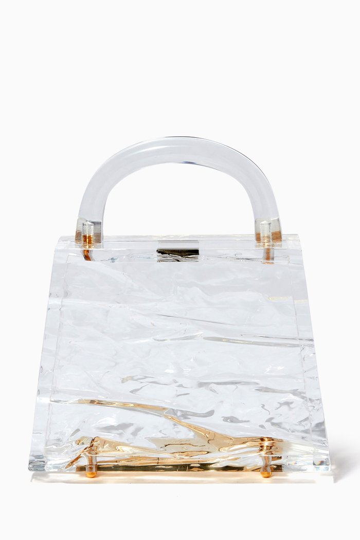 

Eva Crushed Ice Bag, Colourless