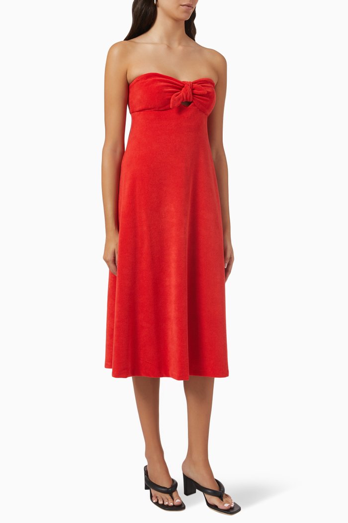 

Jeannie Terry Dress, Red