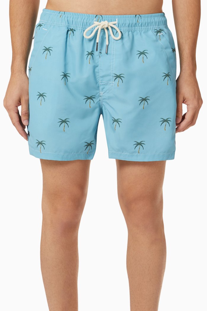 

Palm Swim Shorts, Blue