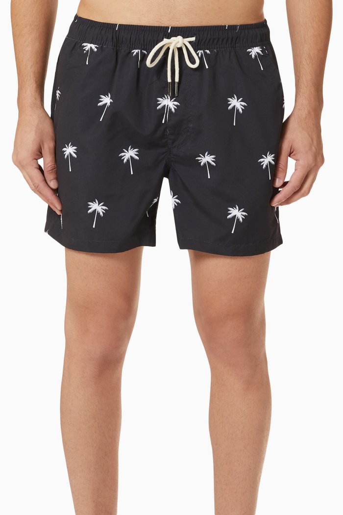 

Palm Swim Shorts, Black