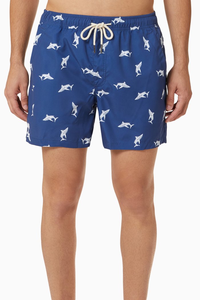 

Shark Swim Shorts, Blue