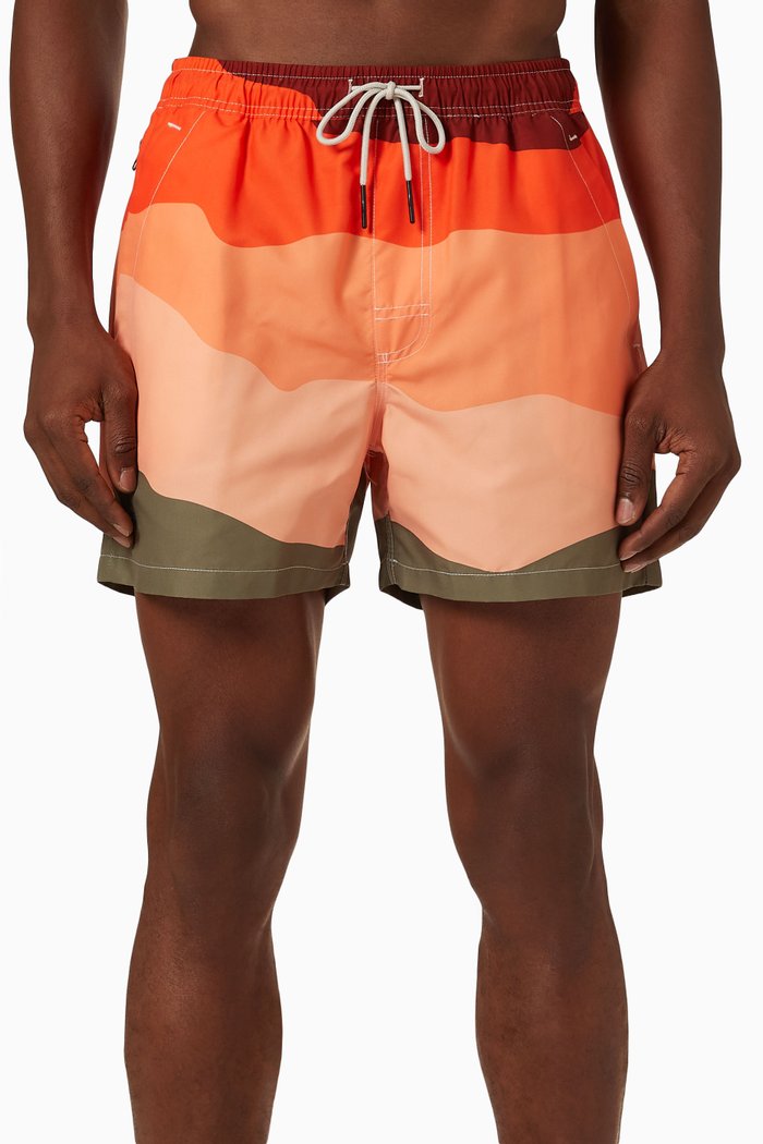 

Fire Wave Swim Shorts in Nylon, Multicolour