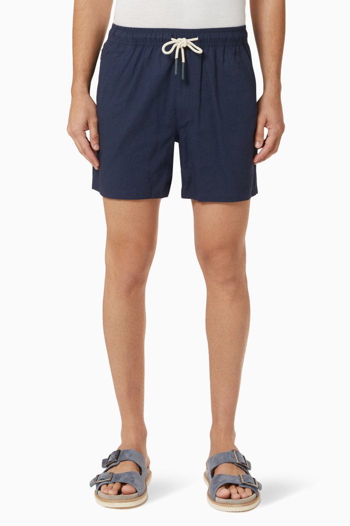 

Shorts in Linen, Blue