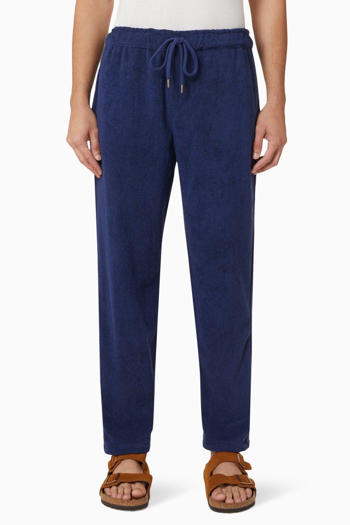 

Long Pants in Cotton Terry, Blue