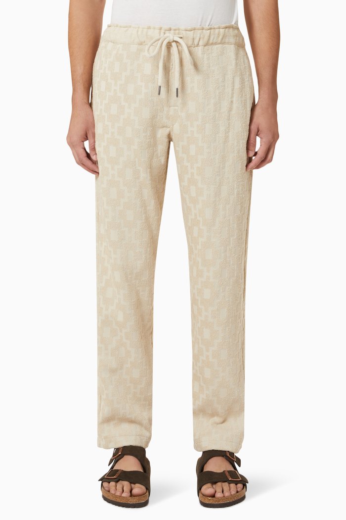 

Machu Long Pants in Cotton Terry, Neutral
