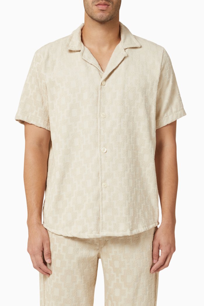 

Machu Cuba Shirt in Cotton Terry, Neutral