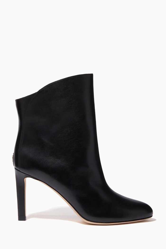 

Karter Ankle Boots in Nappa Leather, Black