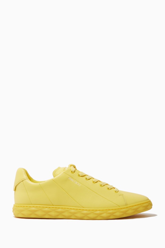 Diamond Light/M Low-top Sneakers in Nappa, Yellow