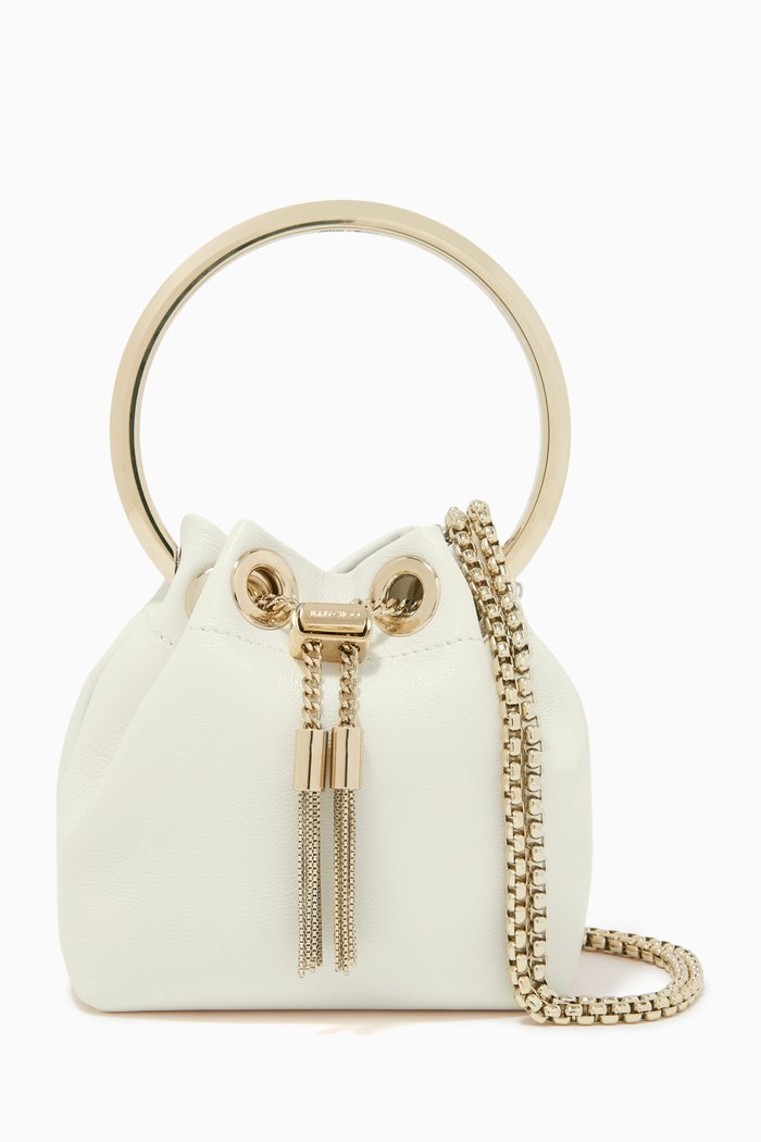 

Micro Bon Bon Mini Bag in Smooth Nappa, Neutral