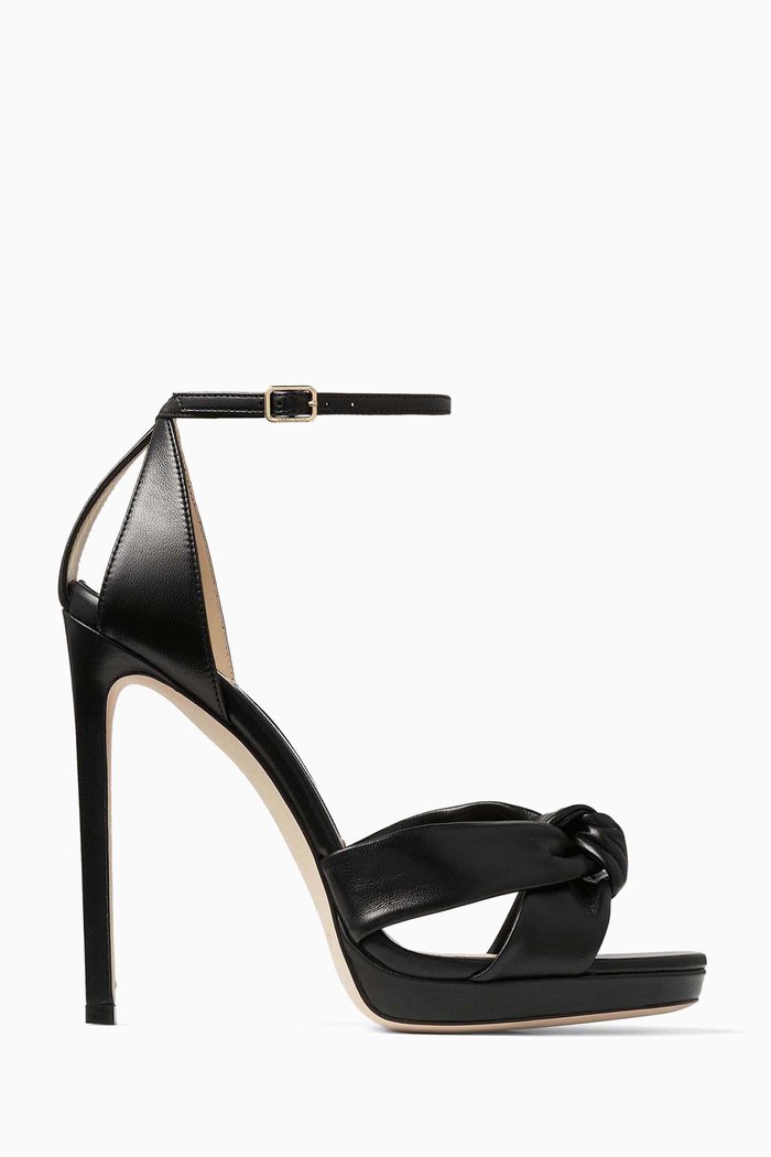 

Rosie 120 Sandals in Nappa, Black