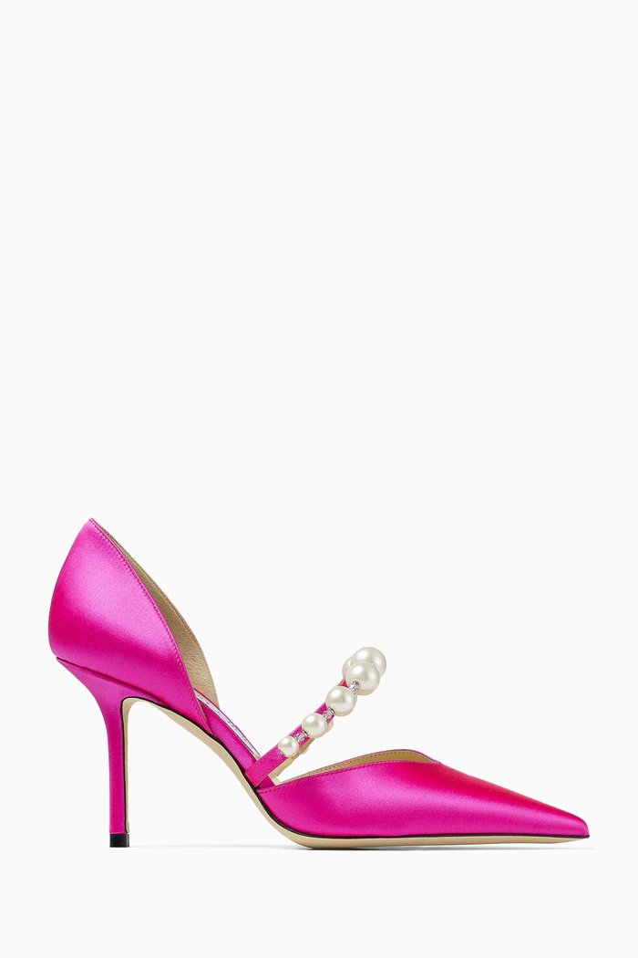 

Aurelie 85 Pumps in Satin, Pink