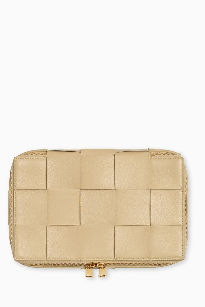 

Travel Organizer in Intrecciato Nappa, Neutral