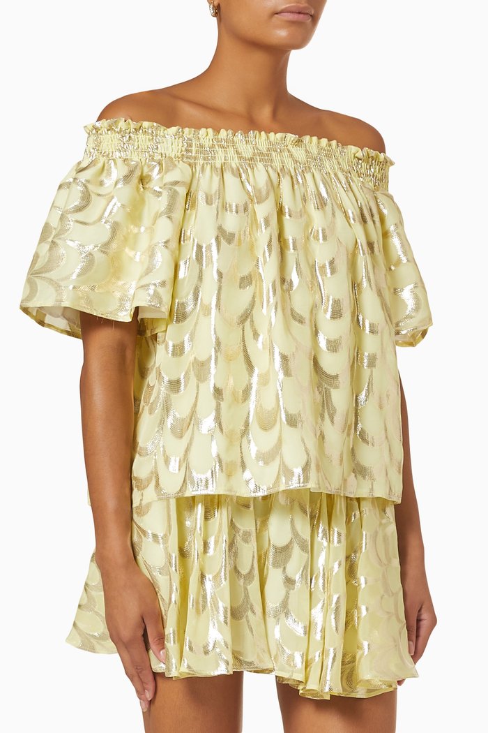 

Piper Top in Chiffon, Yellow