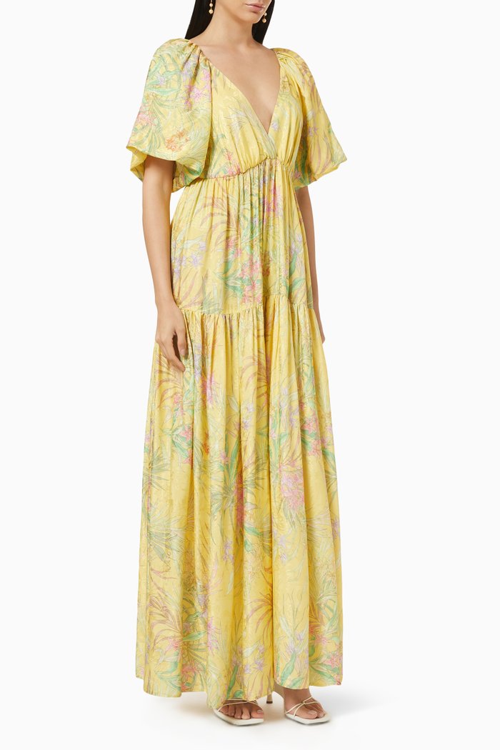 Julia Maxi Dress, Yellow