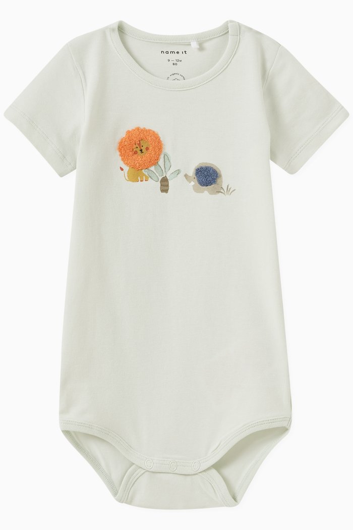 

Jacob Wildlife Romper, Green