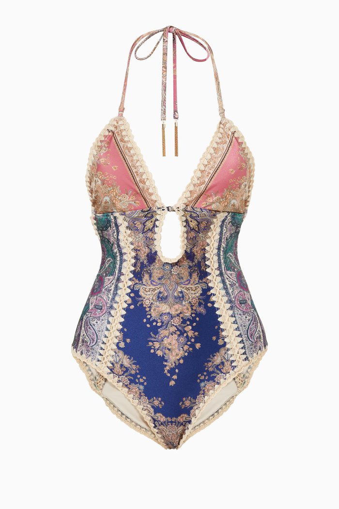 

Anneke One-piece Swimsuit in Italian Lycra®, Multicolour