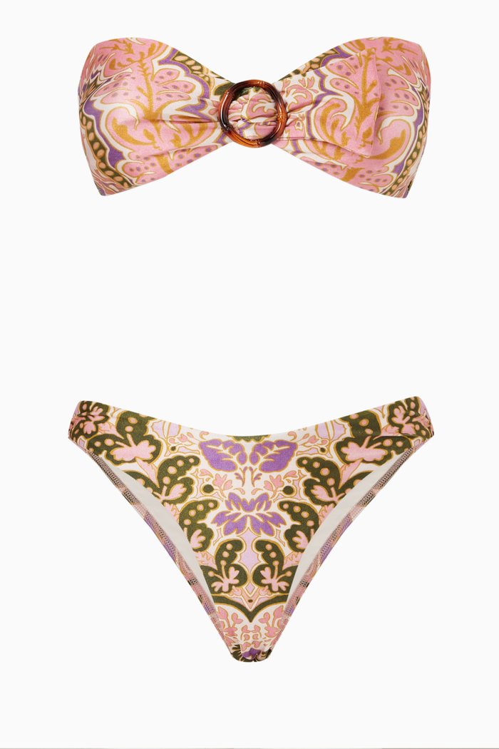 

Violet Bikini Set in Italian Lycra®, Purple