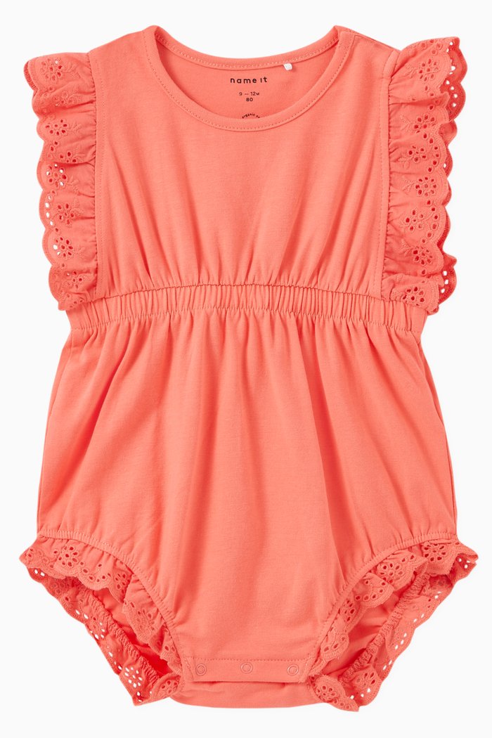 

Henriette Playsuit in Organic Cotton, Pink