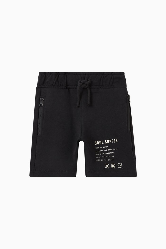 Soul Surfer Sweat Shorts, Black