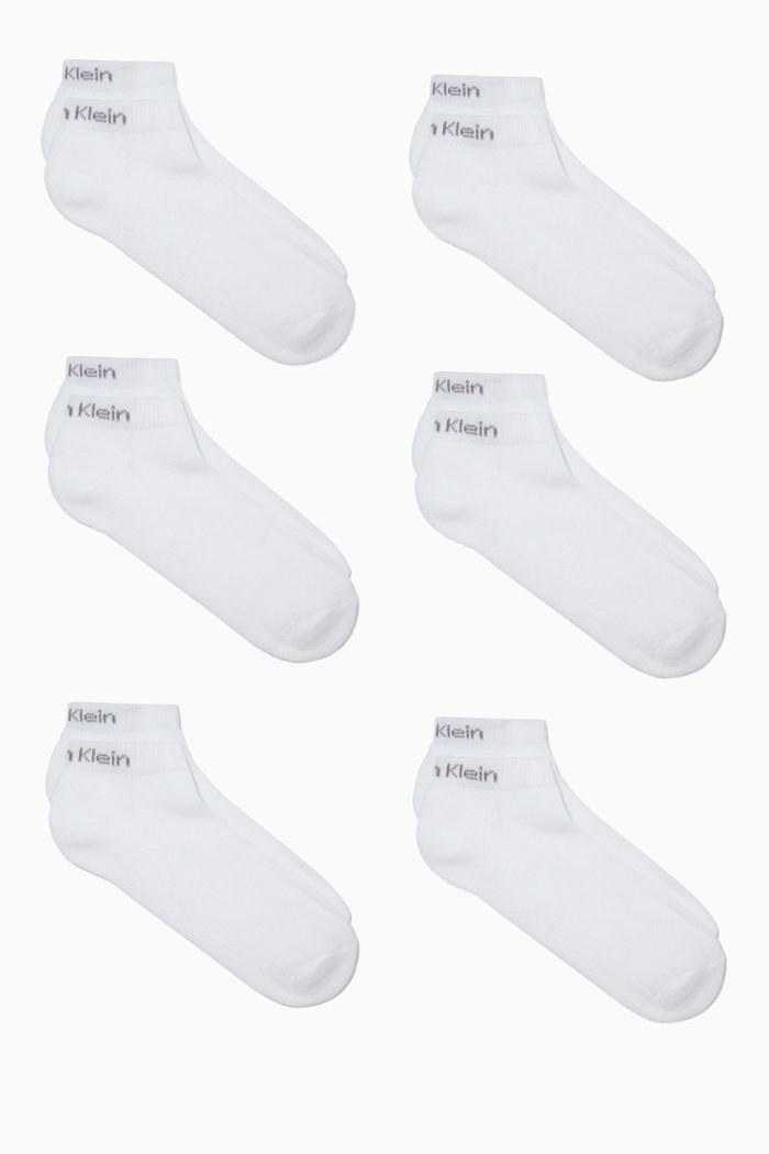 

Ankle Socks, Set of 3, White