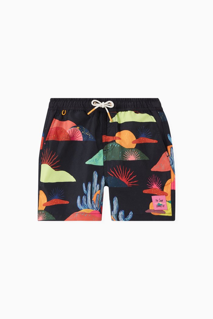 

Abel Mac Printed Swim Shorts, Multicolour