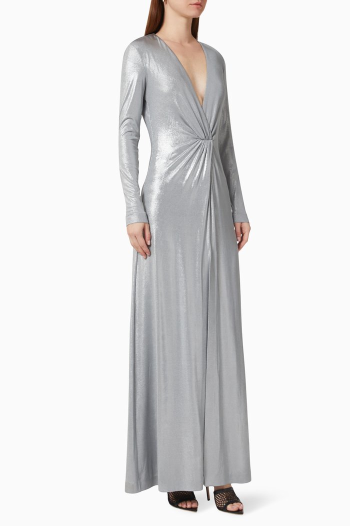Circolo 1 Dress, Metallic