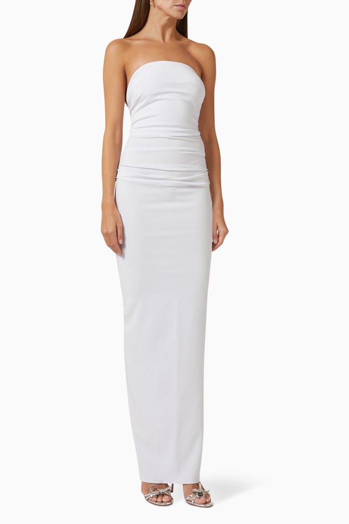 

Strapless Gown, White