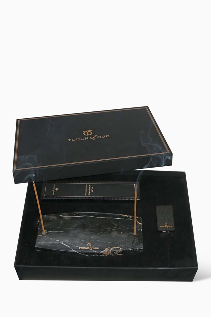 Oud Cambodi Incense Sticks & Holder, Colourless