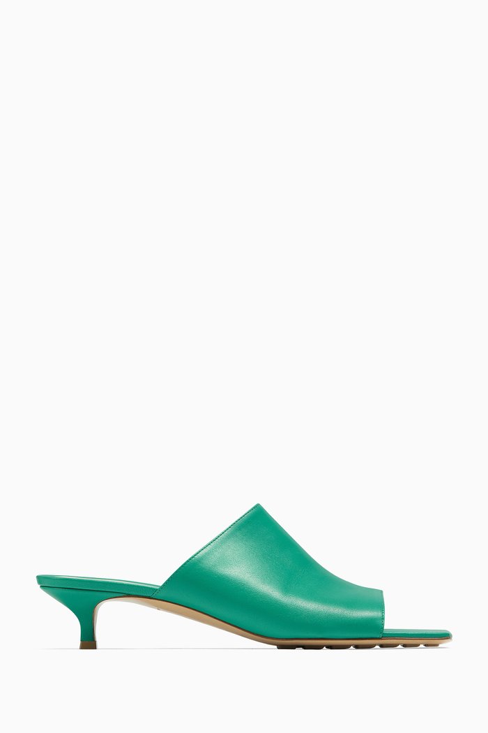 

Stretch Mules in Nappa, Blue