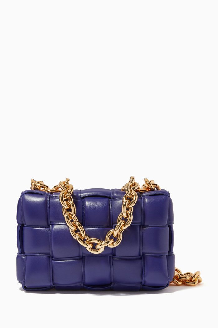 

The Chain Cassette Bag in Nappa, Purple