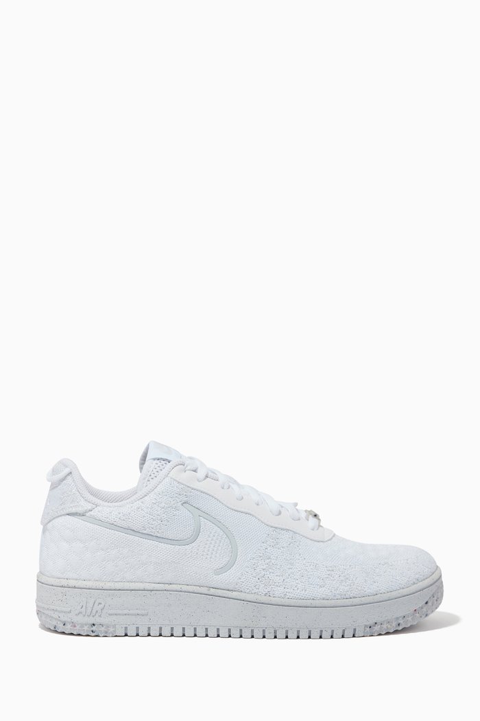 

Air Force 1 Crater Sneakers in Flyknit, White