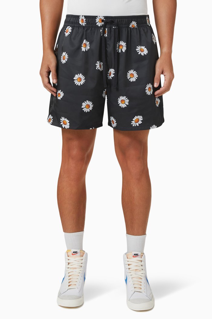 

Printed Shorts in Nylon, Black