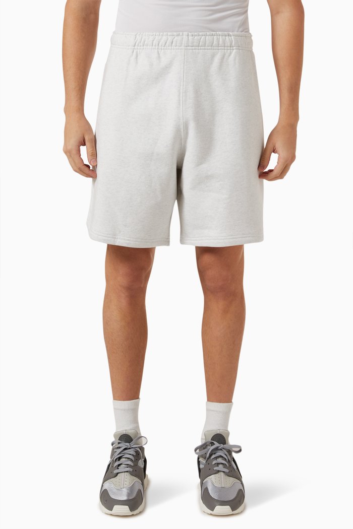 

Swoosh Shorts in Cotton Fleece, Grey