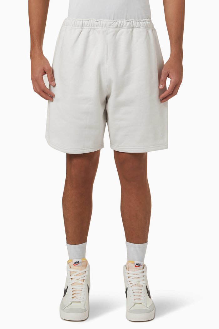 

Swoosh Shorts in Cotton Fleece, Neutral