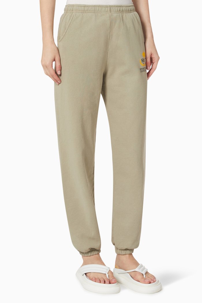 

Country Club Logo Sweatpants in Cotton, Grey