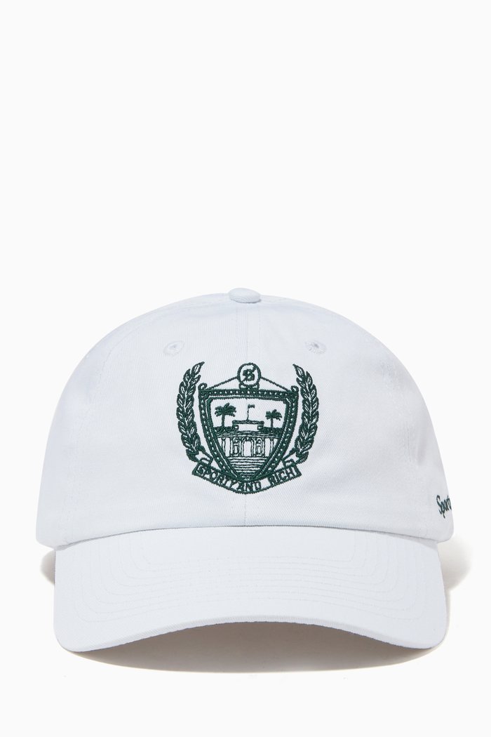 

Beverly Hills Cap in Cotton Twill, White