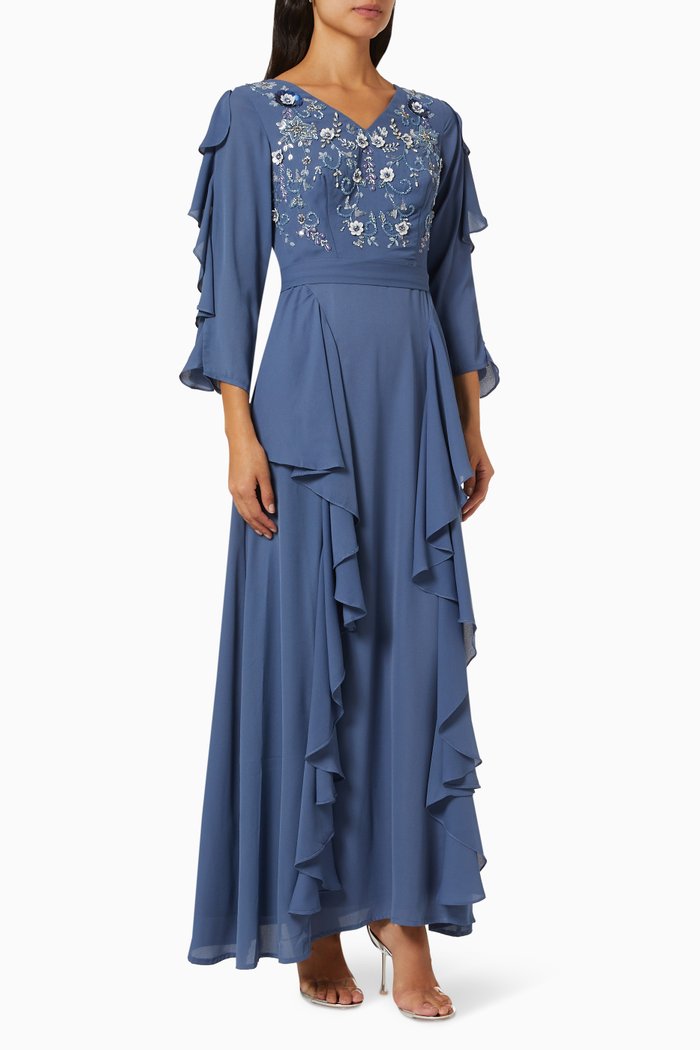 

Embellished Kaftan, Blue