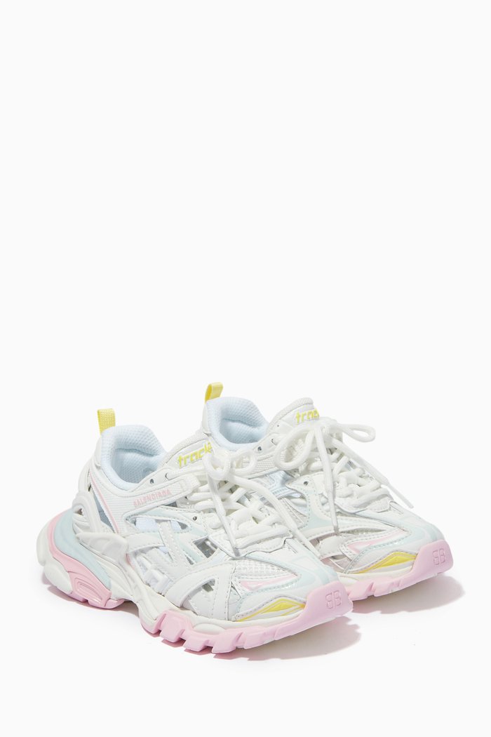 

Track.2 Sneakers in Mesh & Nylon, White
