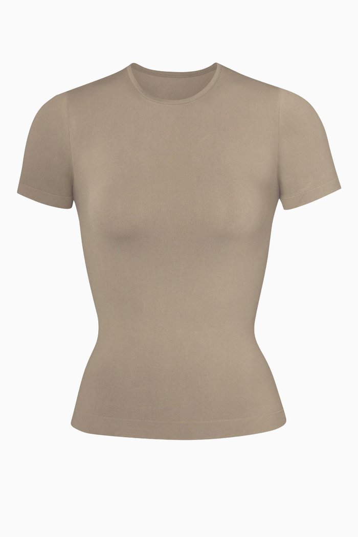 Soft Smoothing T-shirt, Brown