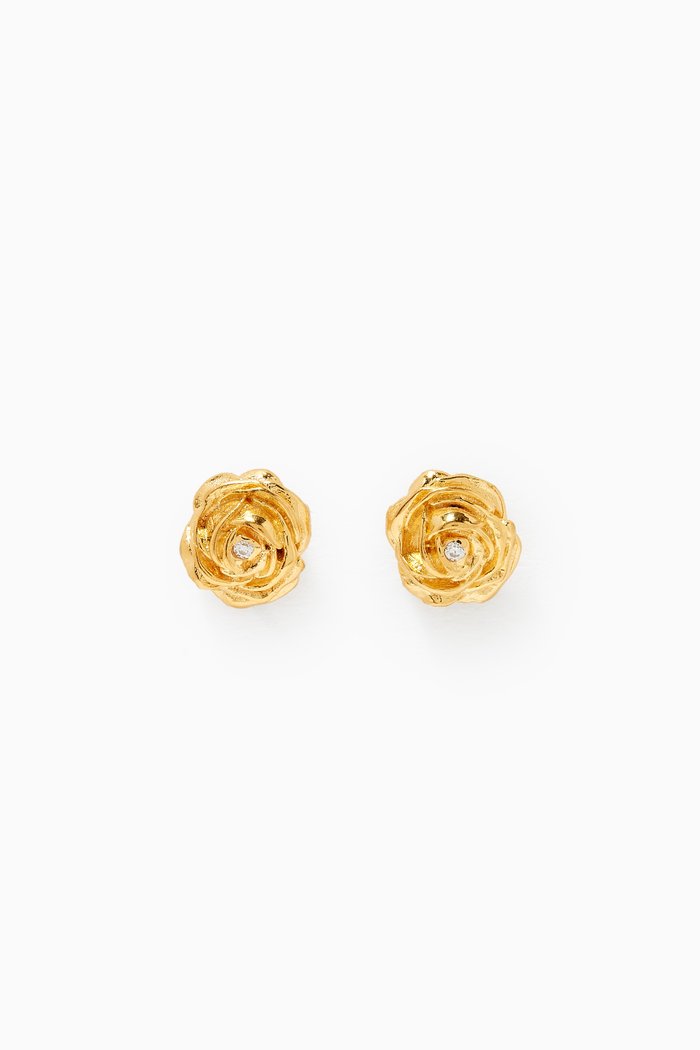 

Rosie Earrings in 24kt Gold Plated Bronze