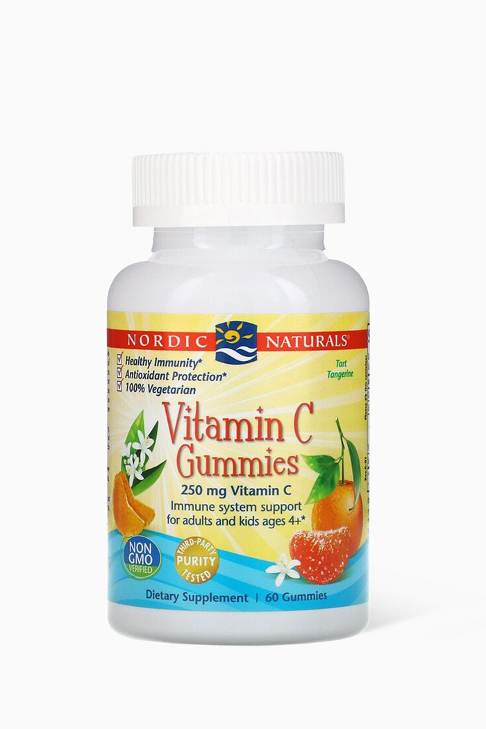 

Vitamin C Gummies, 60 Gummies, Multicolour